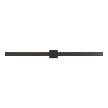 Vara 49.5" Modern Minimalist Indoor/Outdoor Metal 350-Degree Rotate Dimmable Integrated Linear LED Wall Sconce - JONATHAN Y